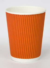 Гофрированные стаканчики 185мл (20штук)