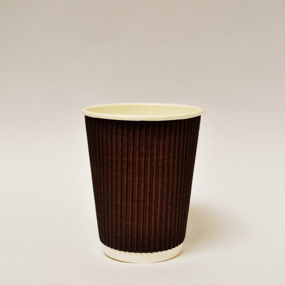 Гофрированные стаканчики 430мл (15штук)