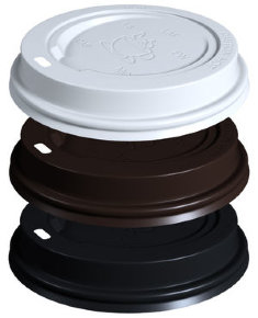 Крышка для стакана KR-90 белая (50штук)