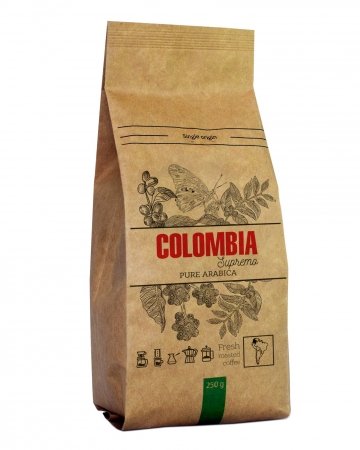 Кофе  Арабика 100% (моносорт) Colombia Supremo 1кг